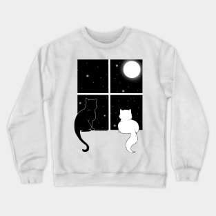 Cats_Yin Yang Crewneck Sweatshirt